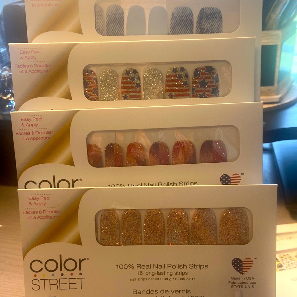 Color Street Glitter/Design Nail Strips